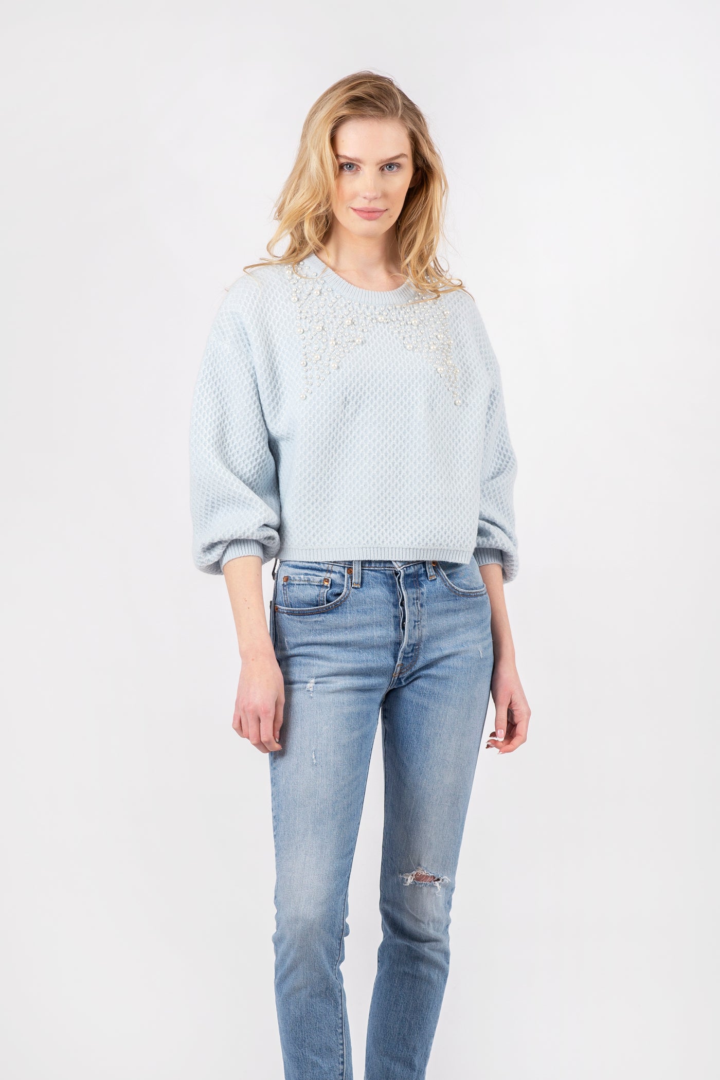 Lyla+Luxe Top - Demi Bead - Blue