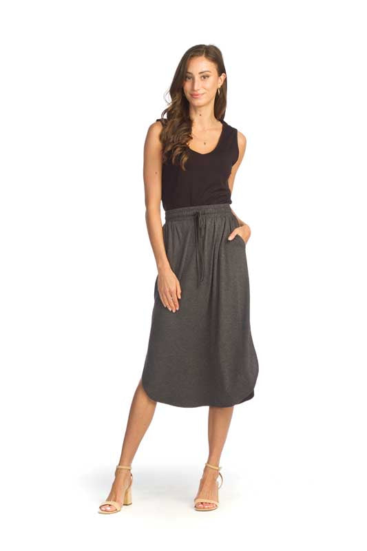 Papillon Skirt - Knit - Grey 14902 - LARGE