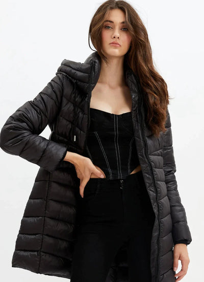 Point Zero Coat - Felicity Mid Weight - Blackf