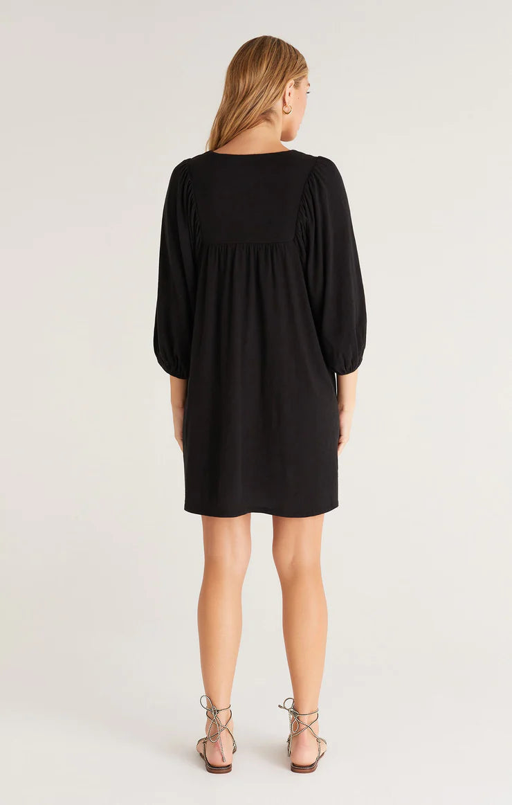 Z Supply Dress - Ventura Mini - Black - SMALL